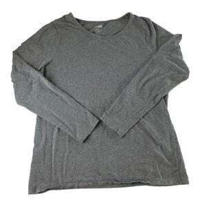 Duluth Trading Co Women’s Long Sleeve Heather Gray T-Shirt Tag Size XL